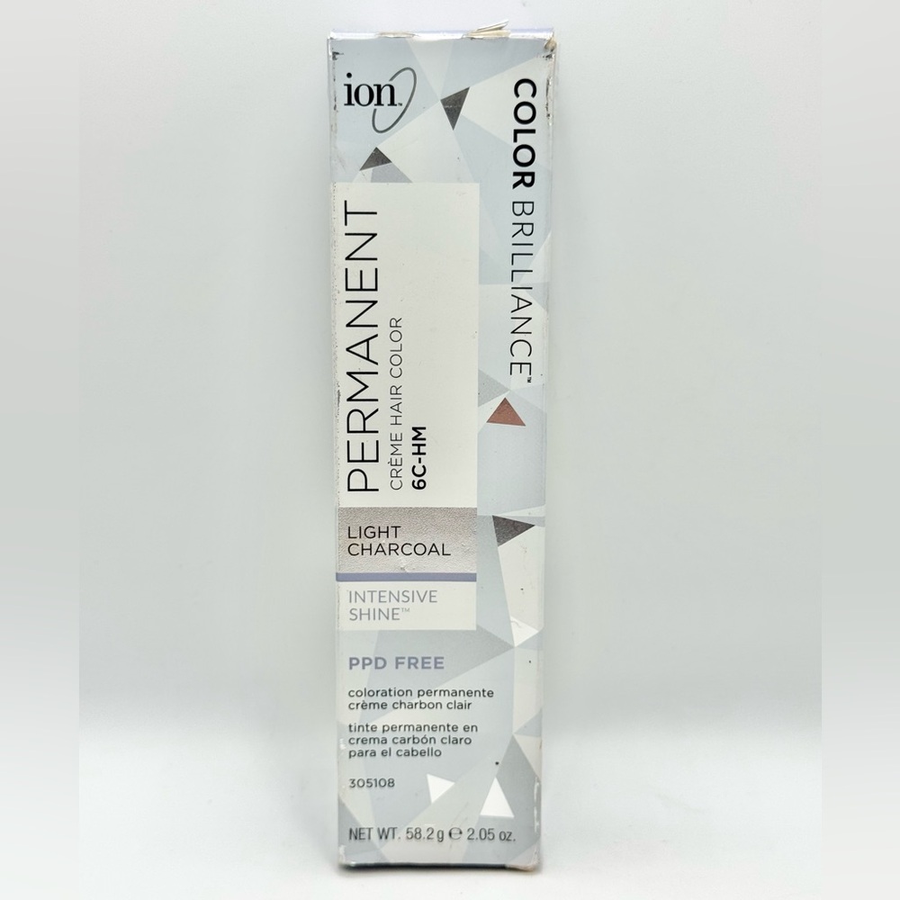 Color Brilliance Permanent Creme Hair Color - 6C-HM Light Charcoal 2.05 oz.